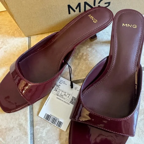 Mango Open-Toe Kitten Heels - Picture 8 of 9